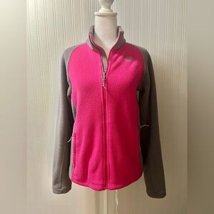The North Face Women's Vibrant Pink and Gray Utility Jacket